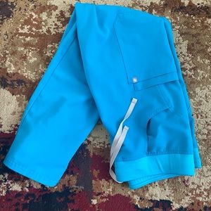 Figs scrub pant. Teal color. Kade cargo style